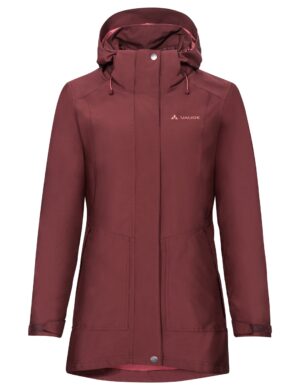 VAUDE Wo Idris 3in1 Parka III DARK CHERRY