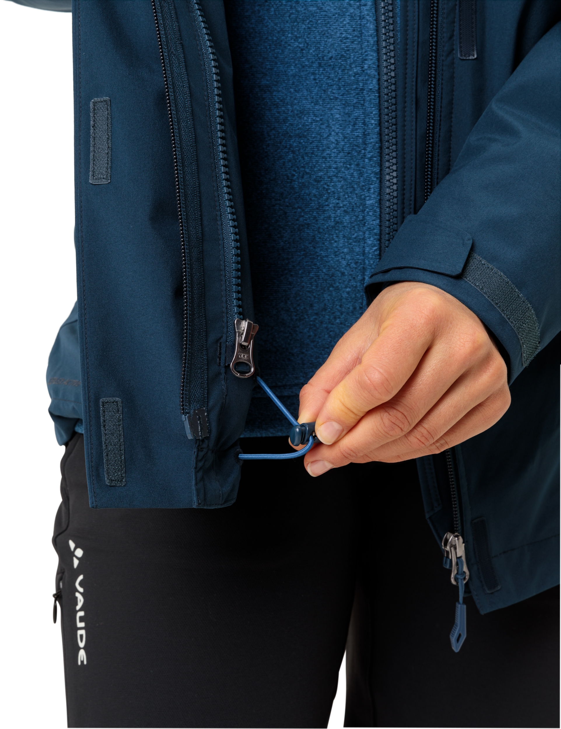 VAUDE Wo Rosemoor 3in1 Jacket II DARK SEA – Bild 8