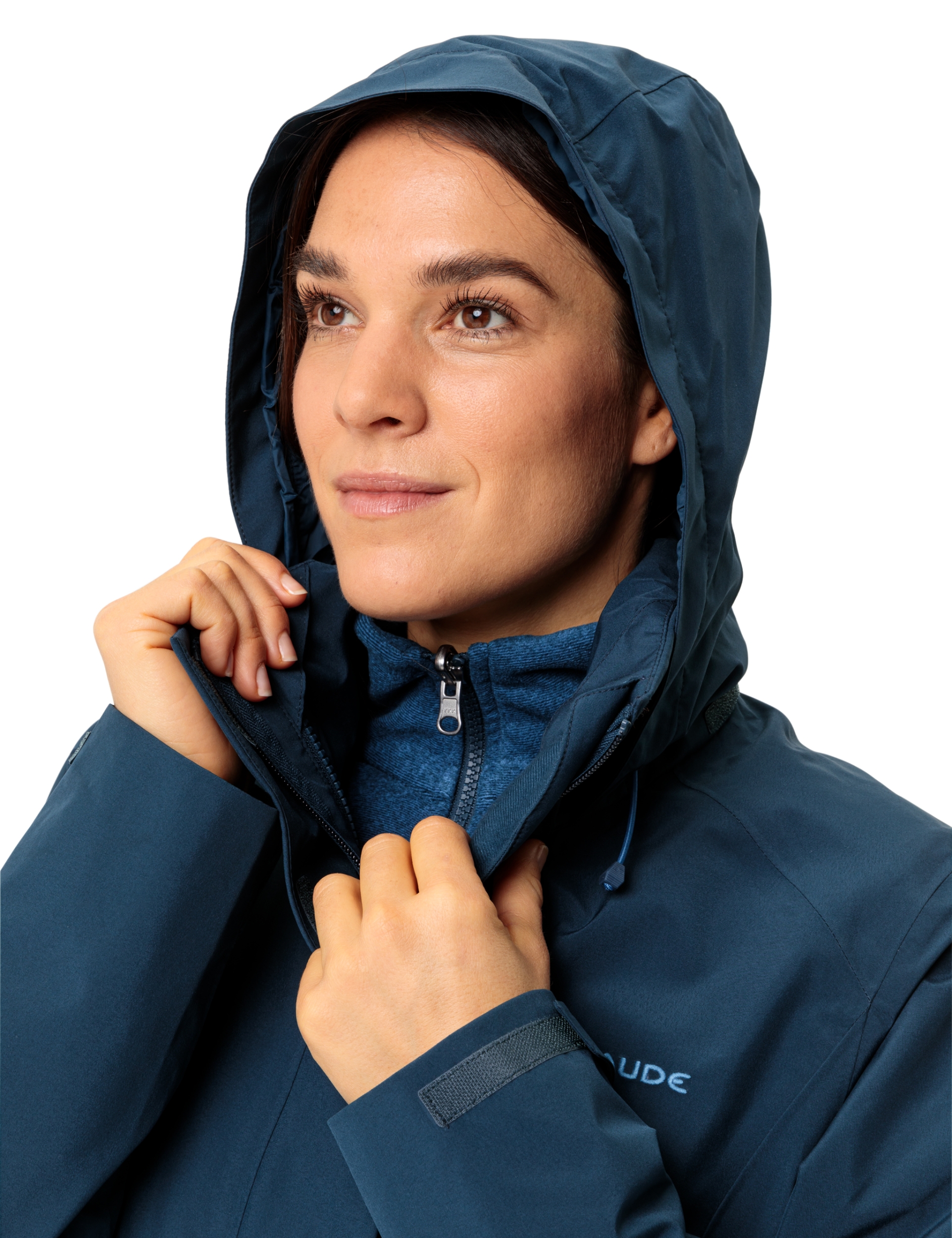 VAUDE Wo Rosemoor 3in1 Jacket II DARK SEA – Bild 9