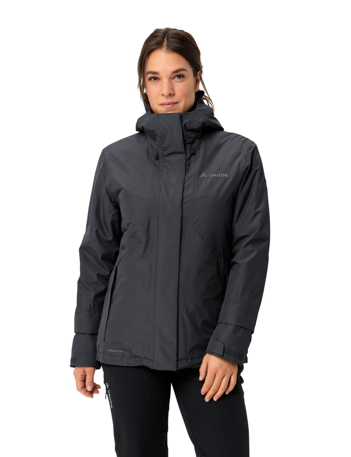 VAUDE Wo Rosemoor Padded Jacket II PHANTOM BLACK – Bild 3