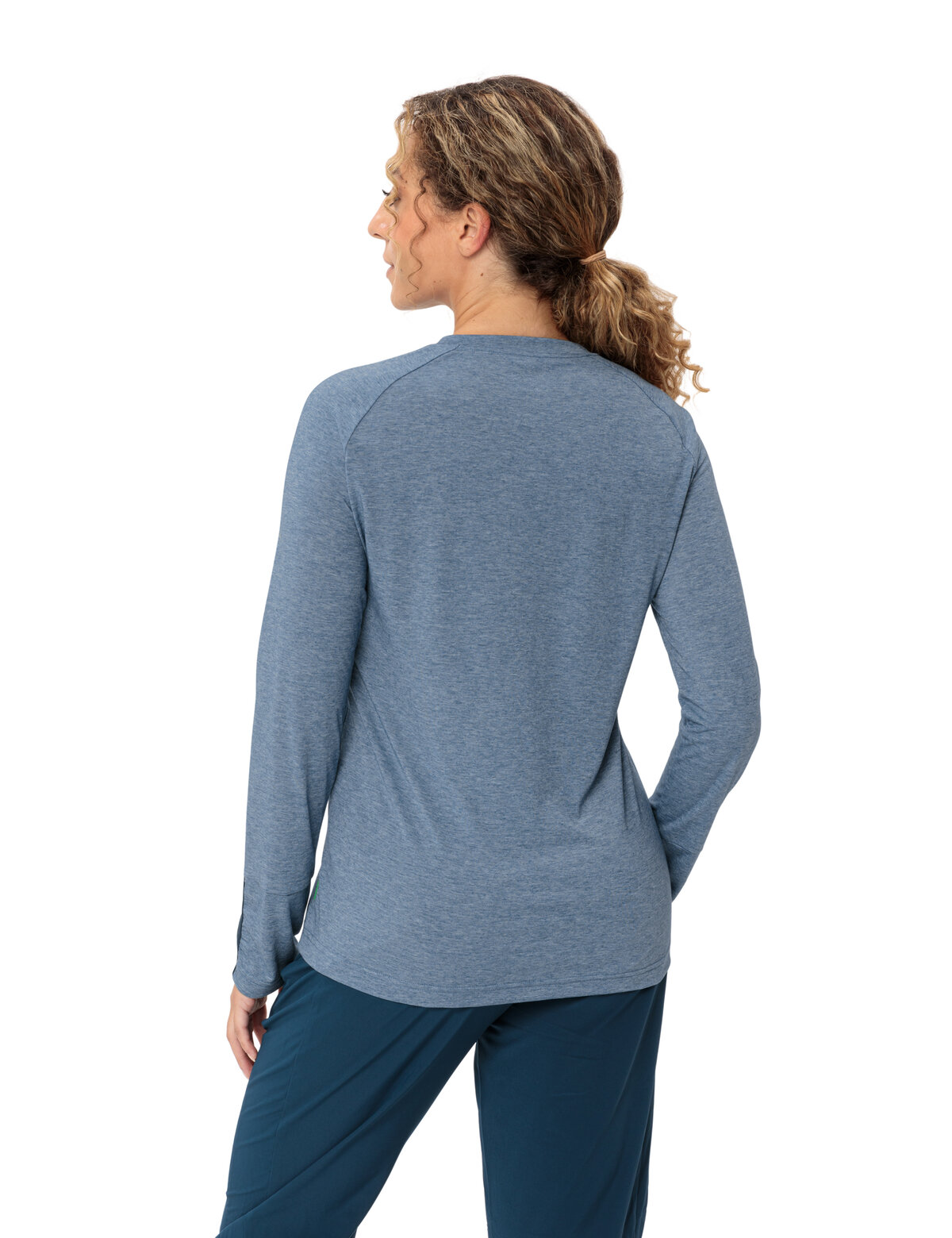 VAUDE Wo Skomer LS T-Shirt III SHORE BLUE – Bild 4