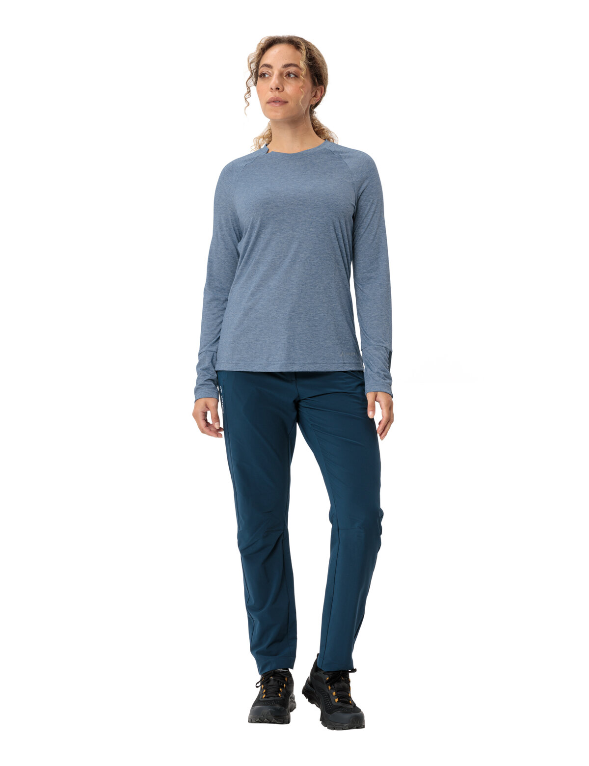 VAUDE Wo Skomer LS T-Shirt III SHORE BLUE – Bild 7