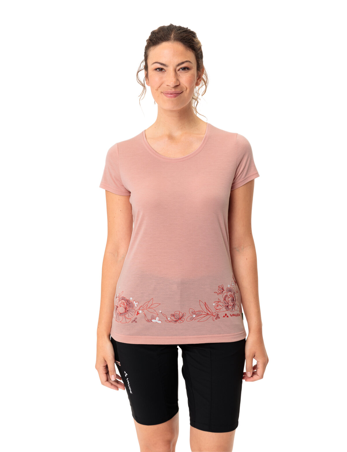 VAUDE Wo Skomer Print T-Shirt II SOFT ROSE – Bild 3