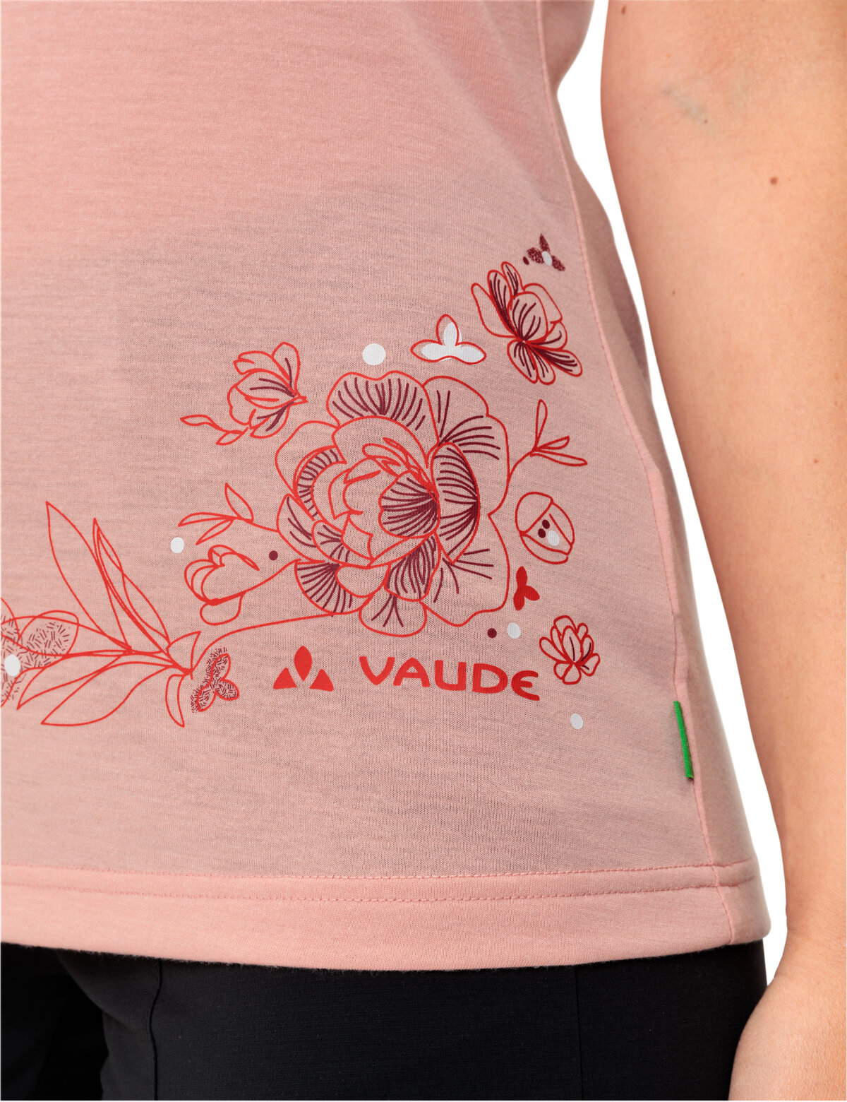 VAUDE Wo Skomer Print T-Shirt II SOFT ROSE – Bild 5