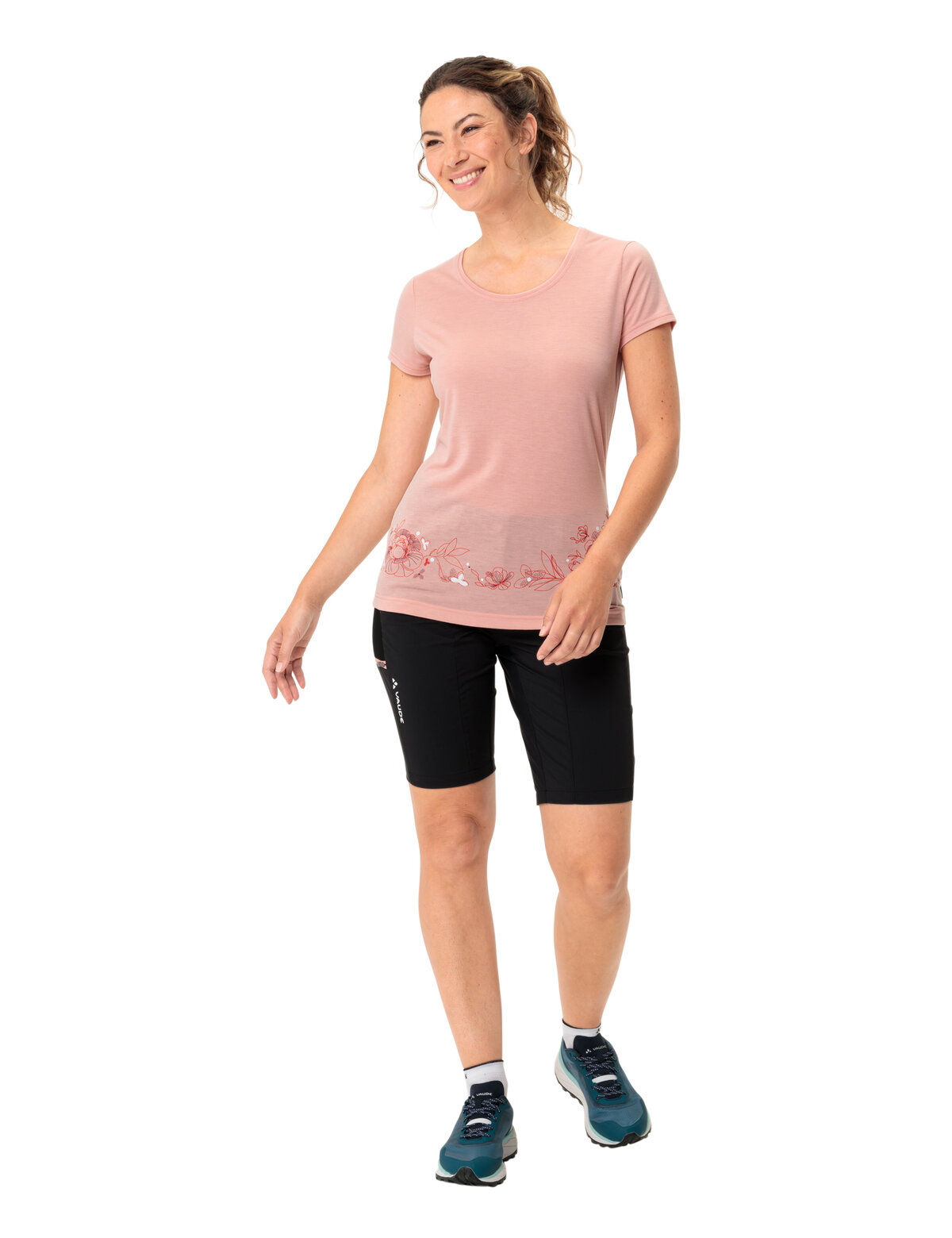 VAUDE Wo Skomer Print T-Shirt II SOFT ROSE – Bild 7