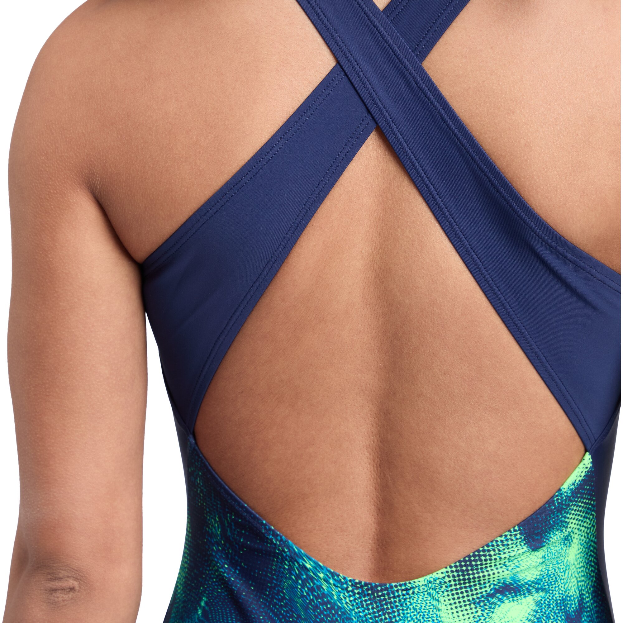 ENERGETICS Da.-Badeanzug Nina II W NAVY/GREEN LIME – Bild 3