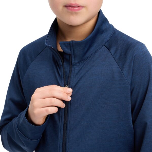 ENERGETICS Ju.-Trainings-Jacke Fundo B MELANGE/NAVY DARK – Bild 2