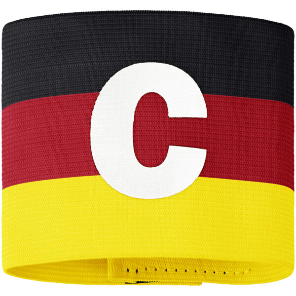 JAKO Kapitänsbinde SCHWARZ/ROT/GELB