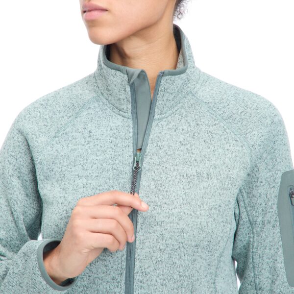 McKINLEY Da.-Unterjacke Skeena wms 963 MELANGE/GREEN DA – Bild 3