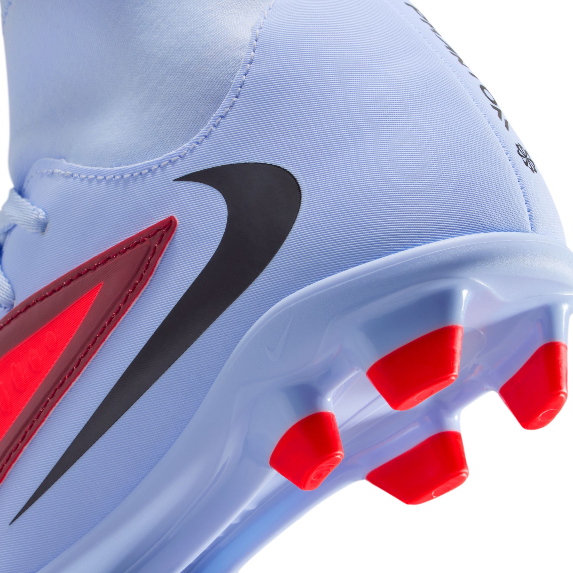 NIKE JR PHANTOM 6 HIGH CLUB FG/MG ROYAL TINT/BRIGHT CRIMSON – Bild 7