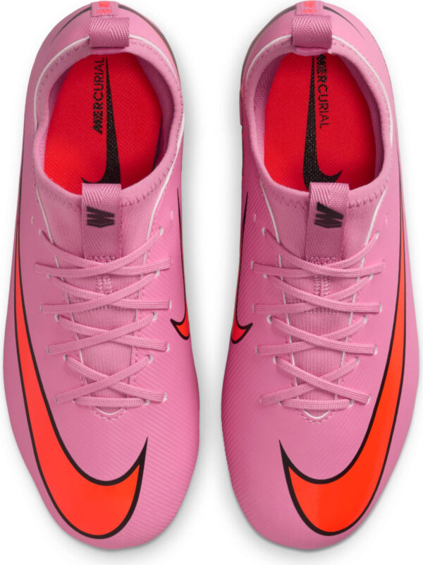 NIKE JR ZOOM VAPOR 16 ACADEMY FG/MG MAGIC FLAMINGO/BLACK-TOTAL CRI – Bild 3