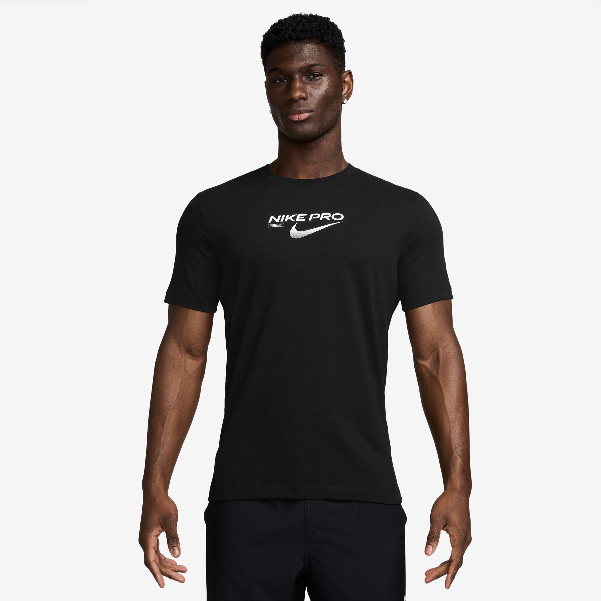 NIKE M NK DF TEE NIKE PRO TRAINING BLACK