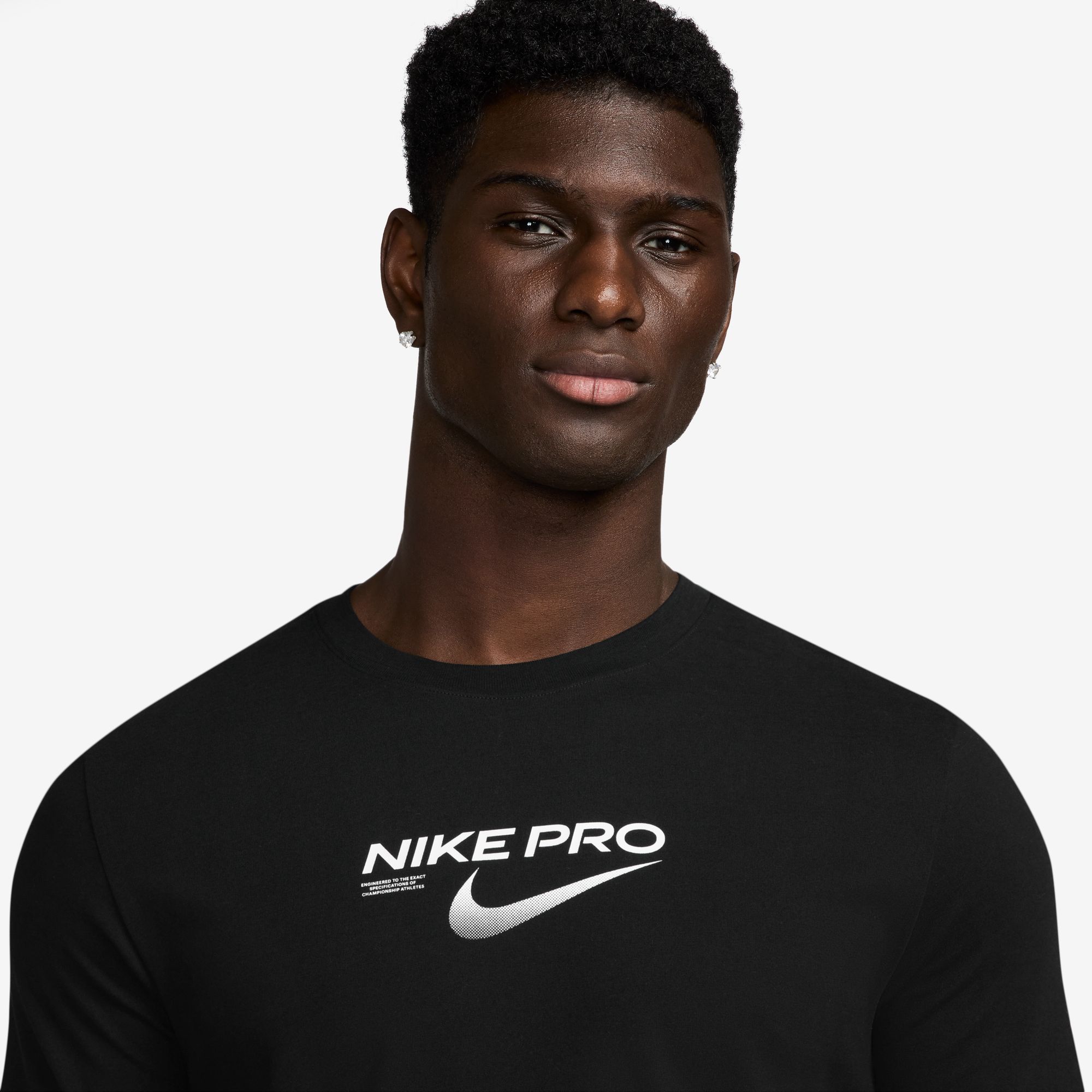 NIKE M NK DF TEE NIKE PRO TRAINING BLACK – Bild 3