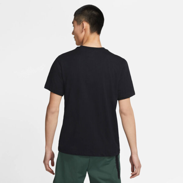 NIKE M NSW TEE ICON SWOOSH BLACK/WHITE – Bild 2
