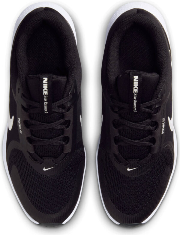 NIKE NIKE STAR RUNNER 5 (GS) BLACK/BLACK-WHITE-SUMMIT WHITE – Bild 3