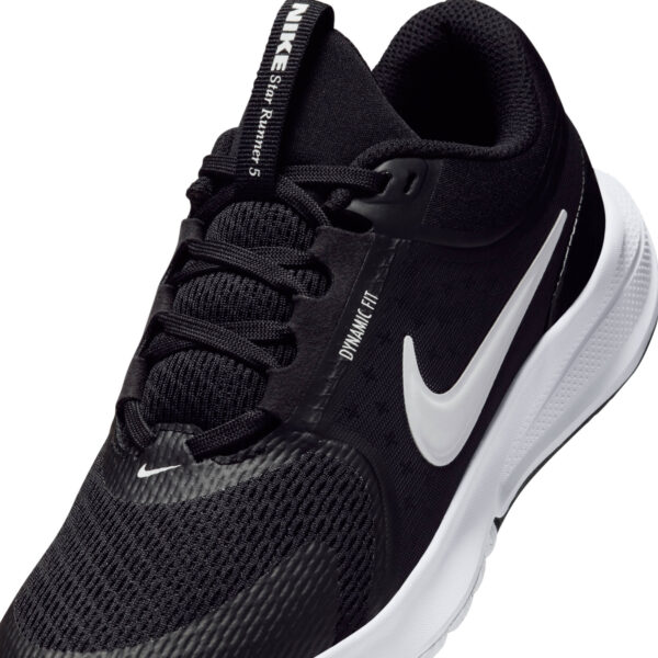 NIKE NIKE STAR RUNNER 5 (GS) BLACK/BLACK-WHITE-SUMMIT WHITE – Bild 6