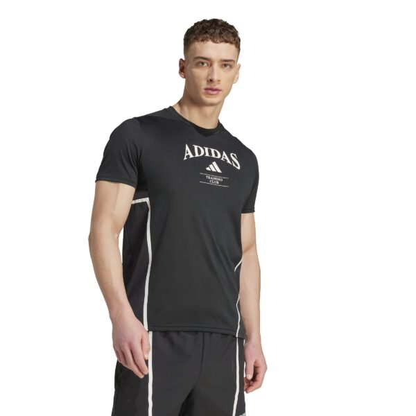 ADIDAS D4T HERITAGE TEE BLACK/CWHITE – Bild 2