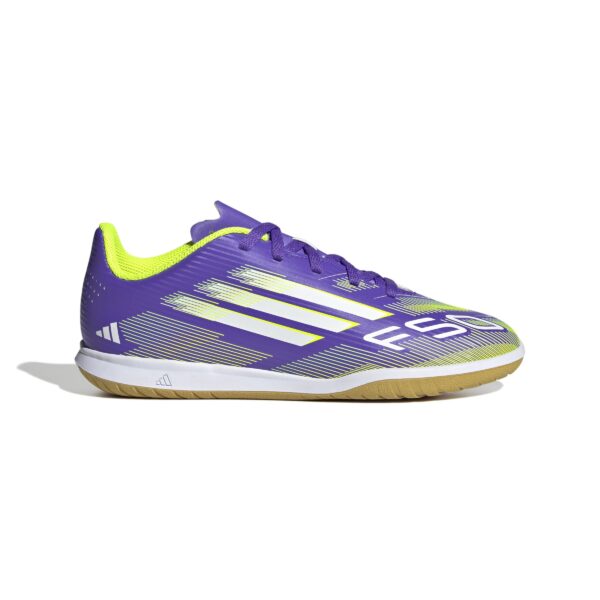 ADIDAS F50 CLUB IN J PURRUS/FTWWHT/LUCLEM