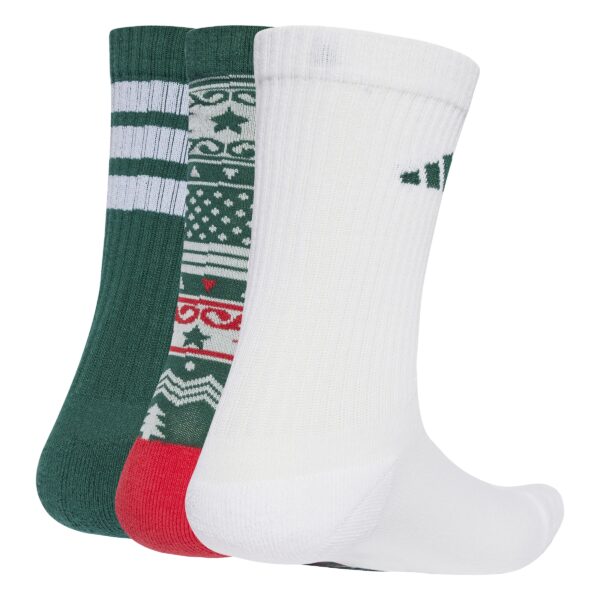 ADIDAS GFX CREW 3PP CGREEN/WHITE/PURRUB – Bild 2