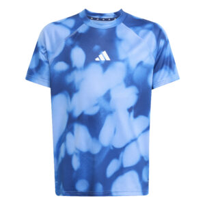 ADIDAS J SPR AOP 2 TEE ROYBLU/DKBLUE