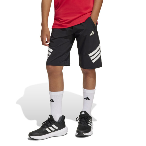 ADIDAS J SPR SHORTS BLACK/WHITE – Bild 2