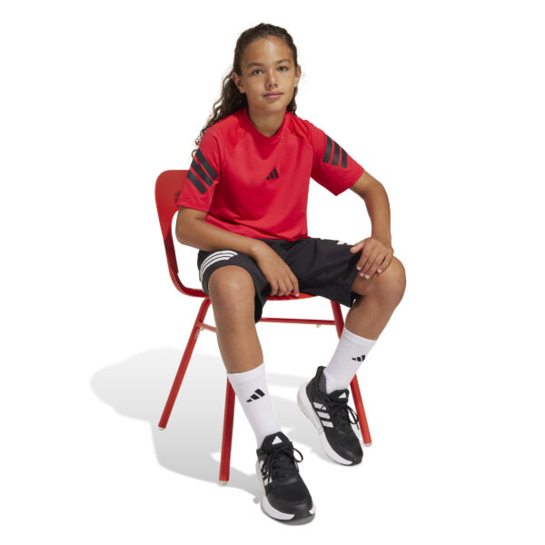ADIDAS J SPR SHORTS BLACK/WHITE – Bild 4