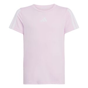ADIDAS JG TR-ES 3S TEE CLPINK/WHITE