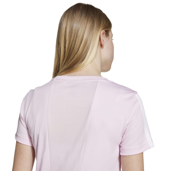 ADIDAS JG TR-ES 3S TEE CLPINK/WHITE – Bild 6