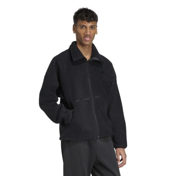 ADIDAS M CT FLEECE FZ BLACK – Bild 4