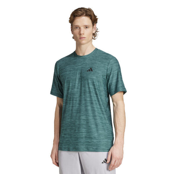 ADIDAS TR-ES STRETCH T AUIVME/BLACK – Bild 2