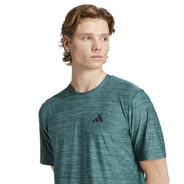 ADIDAS TR-ES STRETCH T AUIVME/BLACK – Bild 5