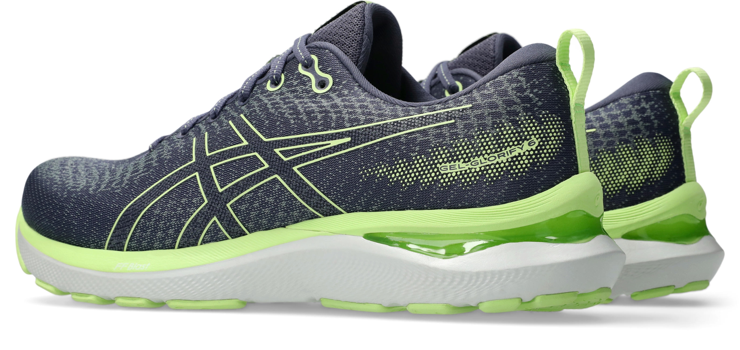 Asics GEL-GLORIFY 6 INDIGO FOG/LIME GREEN – Bild 7