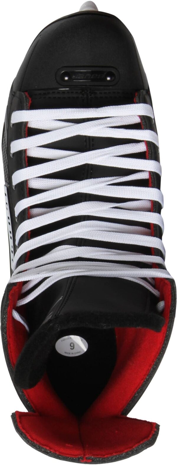 BAUER He.-Eishockey-Schuh Pro Skate Sr SCHWARZ-WEISS-ROT-SI – Bild 5