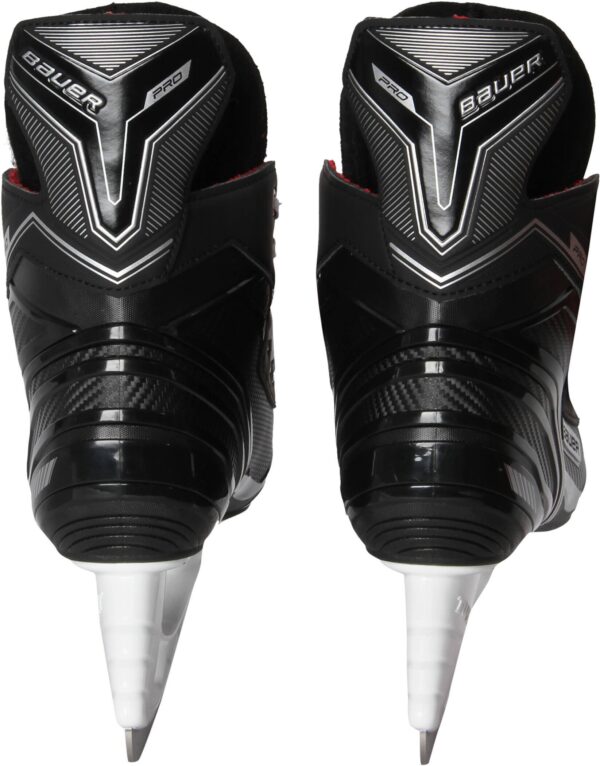 BAUER He.-Eishockey-Schuh Pro Skate Sr SCHWARZ-WEISS-ROT-SI – Bild 7