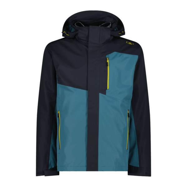 CMP MAN JACKET ZIP HOOD DETACHABLE INN.JACKET ANTRACITE-NILO