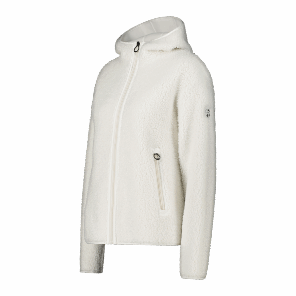 CMP WOMAN JACKET FIX HOOD B.CO GESSO – Bild 3