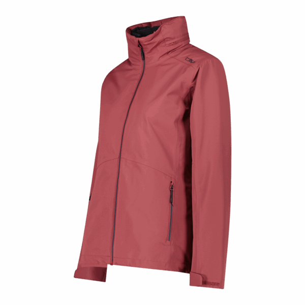 CMP WOMAN JACKET FIX HOOD DETACHBLE INN.JACKET PEONY – Bild 3
