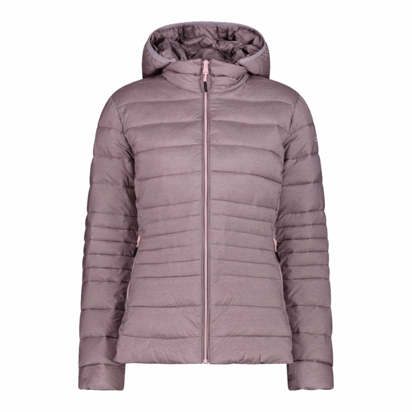 CMP WOMAN JACKET ZIP HOOD PINK MEL.