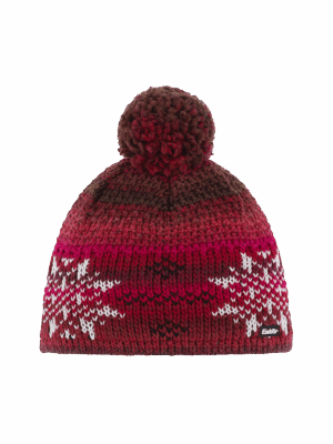 EISBÄR IKE POMPON ROTBRAUN-WHITE-SCHWARZ