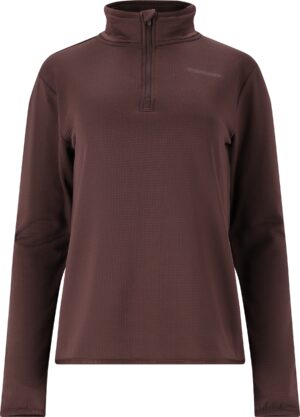 ENDURANCE Vironic W Waffle Melange Loose Fit Midlayer HUCKLEBERRY