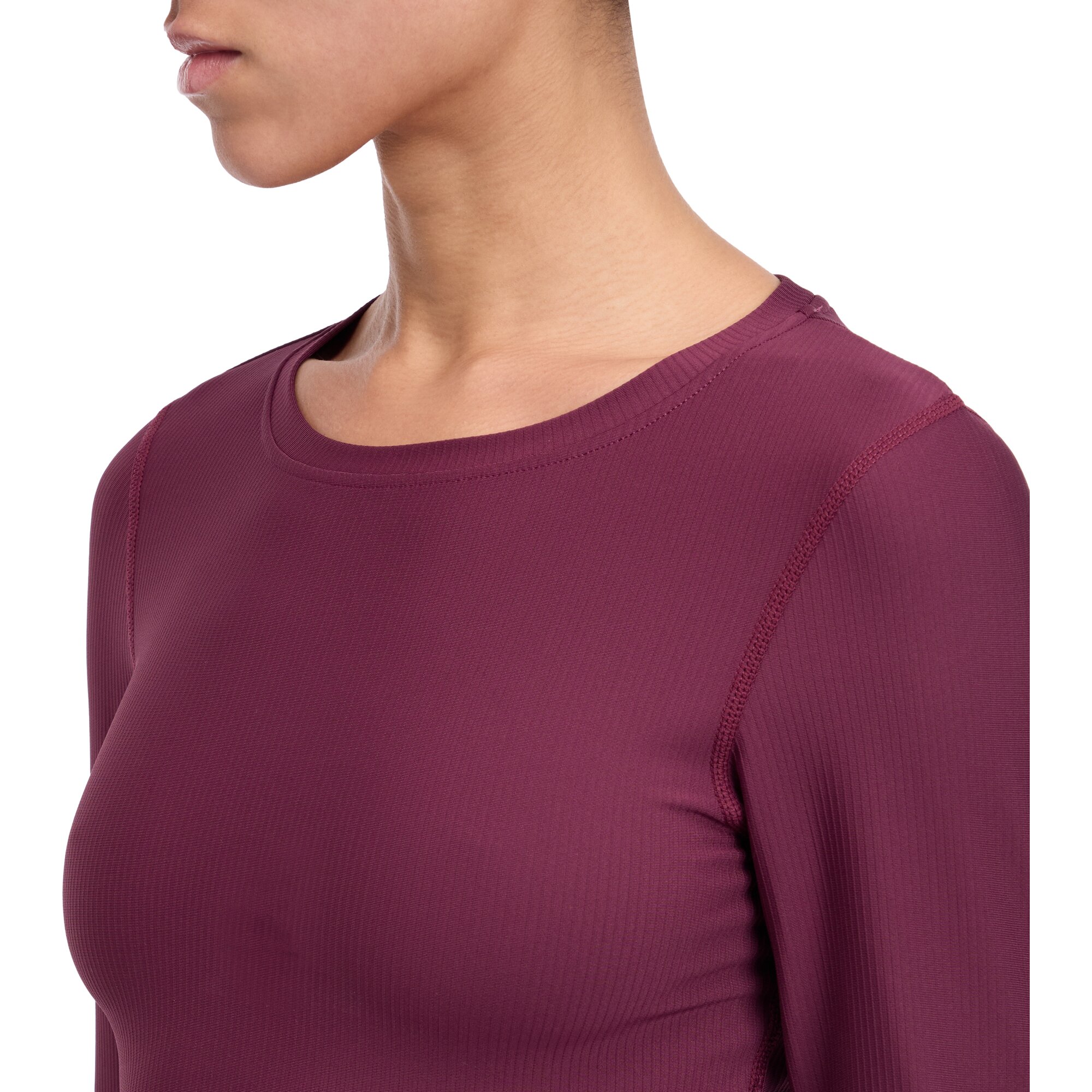 ENERGETICS Da.-T-Shirt Olene LS W RED WINE – Bild 2