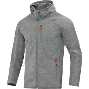 JAKO Softshelljacke Light GRAU MELIERT