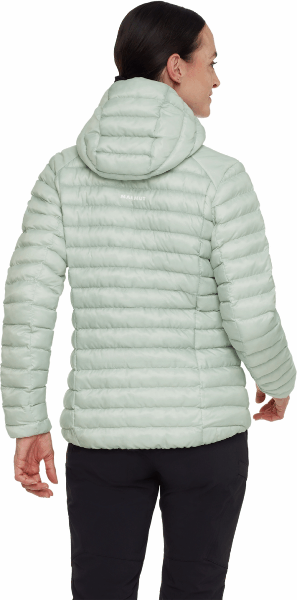 MAMMUT Lucendro IN Hooded Jacket Women SILVER SAGE-STRATA – Bild 3