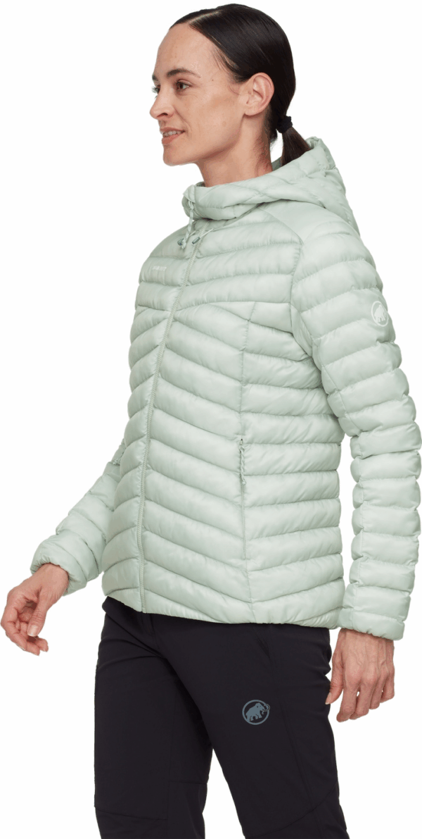 MAMMUT Lucendro IN Hooded Jacket Women SILVER SAGE-STRATA – Bild 4