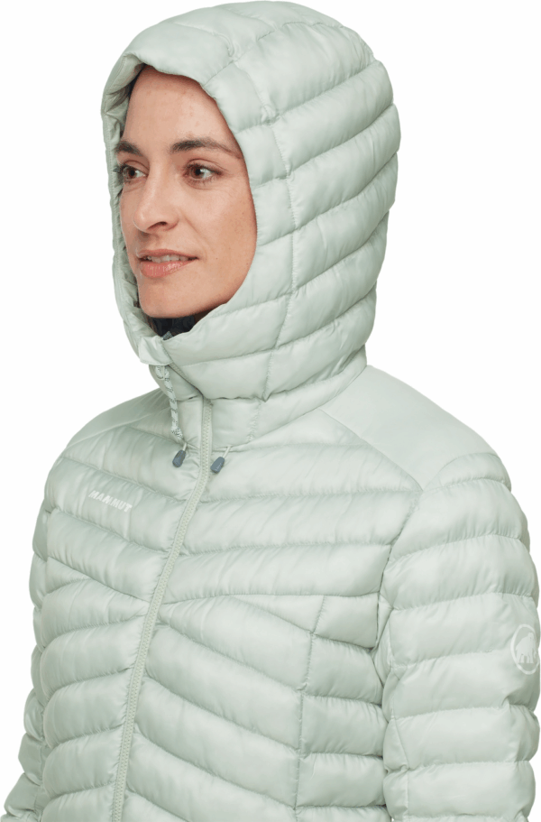 MAMMUT Lucendro IN Hooded Jacket Women SILVER SAGE-STRATA – Bild 5