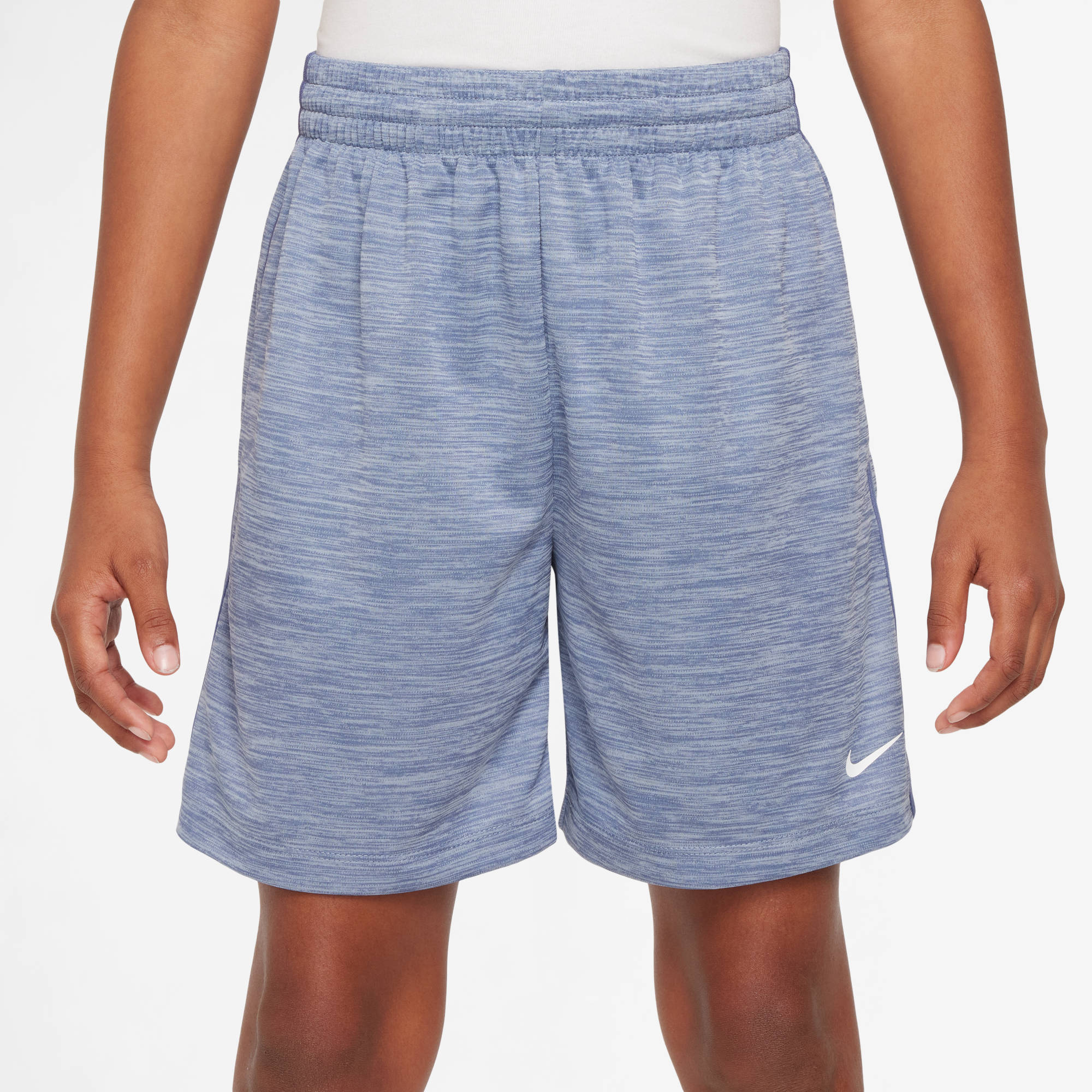 NIKE B NK DF MULTI SHORT LBR HTHR WORLD INDIGO/CELESTINE BLUE/WH