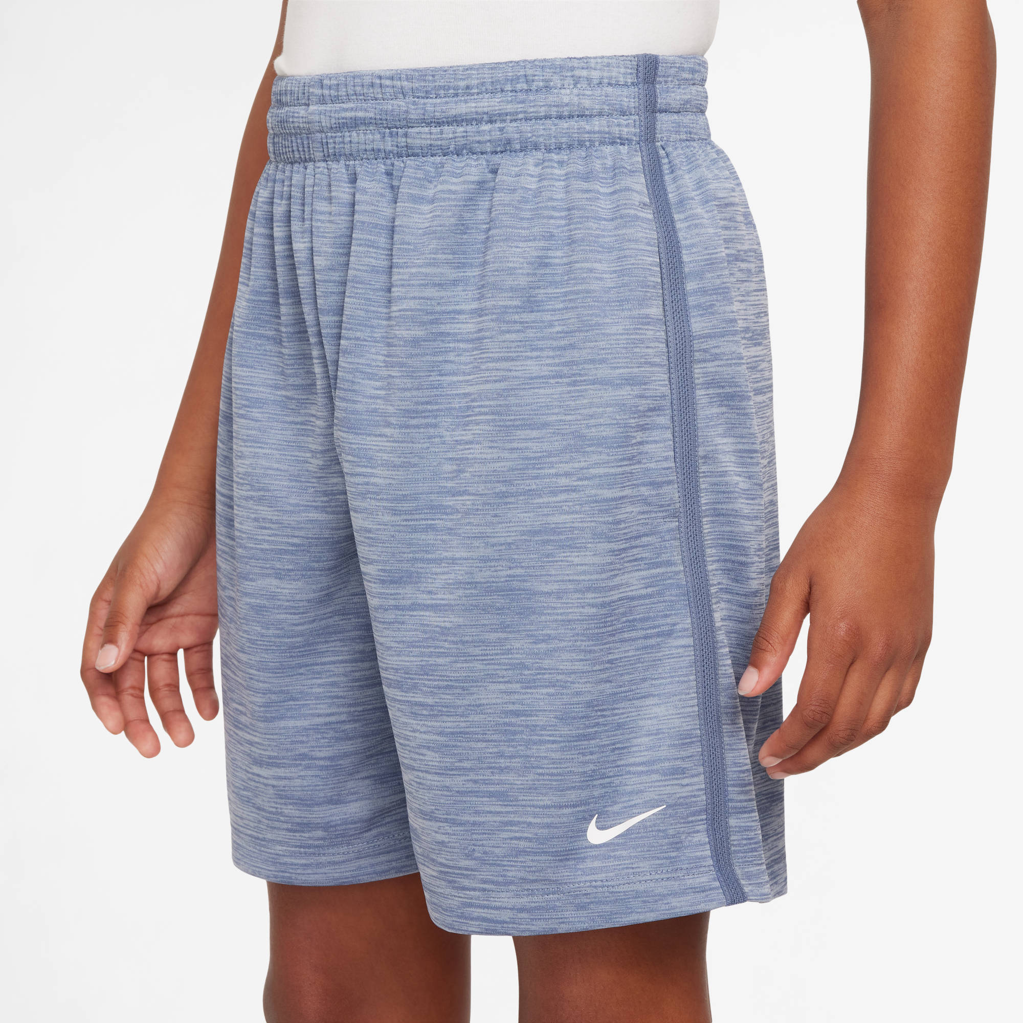 NIKE B NK DF MULTI SHORT LBR HTHR WORLD INDIGO/CELESTINE BLUE/WH – Bild 2