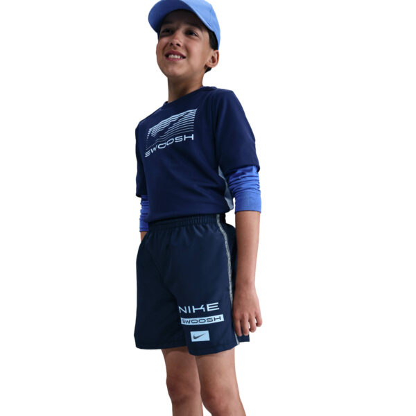 NIKE B NK DF MULTI SHORT WVN LOVE MIDNIGHT NAVY/CELESTINE BLUE – Bild 4