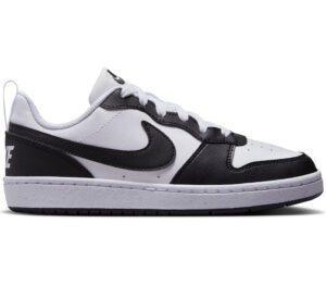 NIKE COURT BOROUGH LOW RECRAFT (GS) WHITE/BLACK