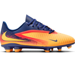NIKE JR PHANTOM 6 LOW CLUB FG/MG EH LASER ORANGE/LEMON VENOM-BLUE